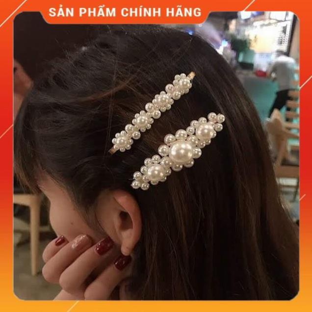 Set 4 Kẹp Tóc Đính Ngọc Hàn Quốc Cực Xinh