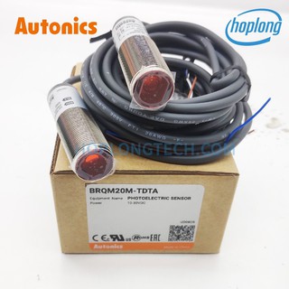 BRQM20M-TDTA Cảm biến quang Autonics khoảng cảm biến 20m ngõ ra NPN hở loại thu phát riêng