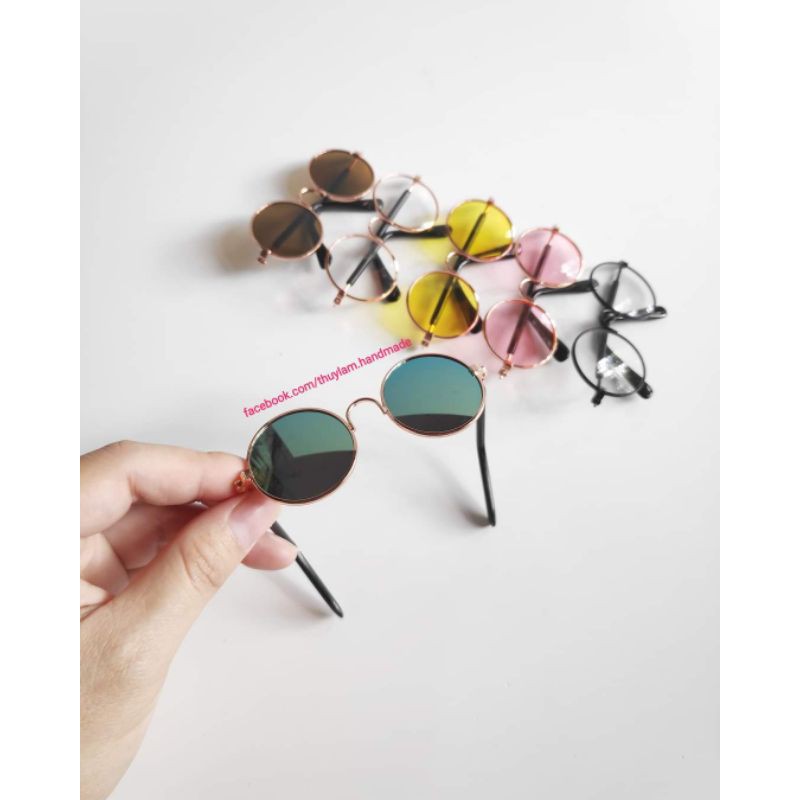 Mắt kính 8cm cho thú len/búp bê