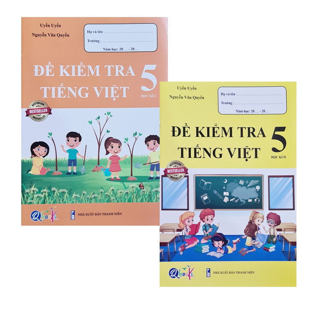 Sách - Đề kiểm tra Tiếng Việt lớp 5, học kì 1 + 2