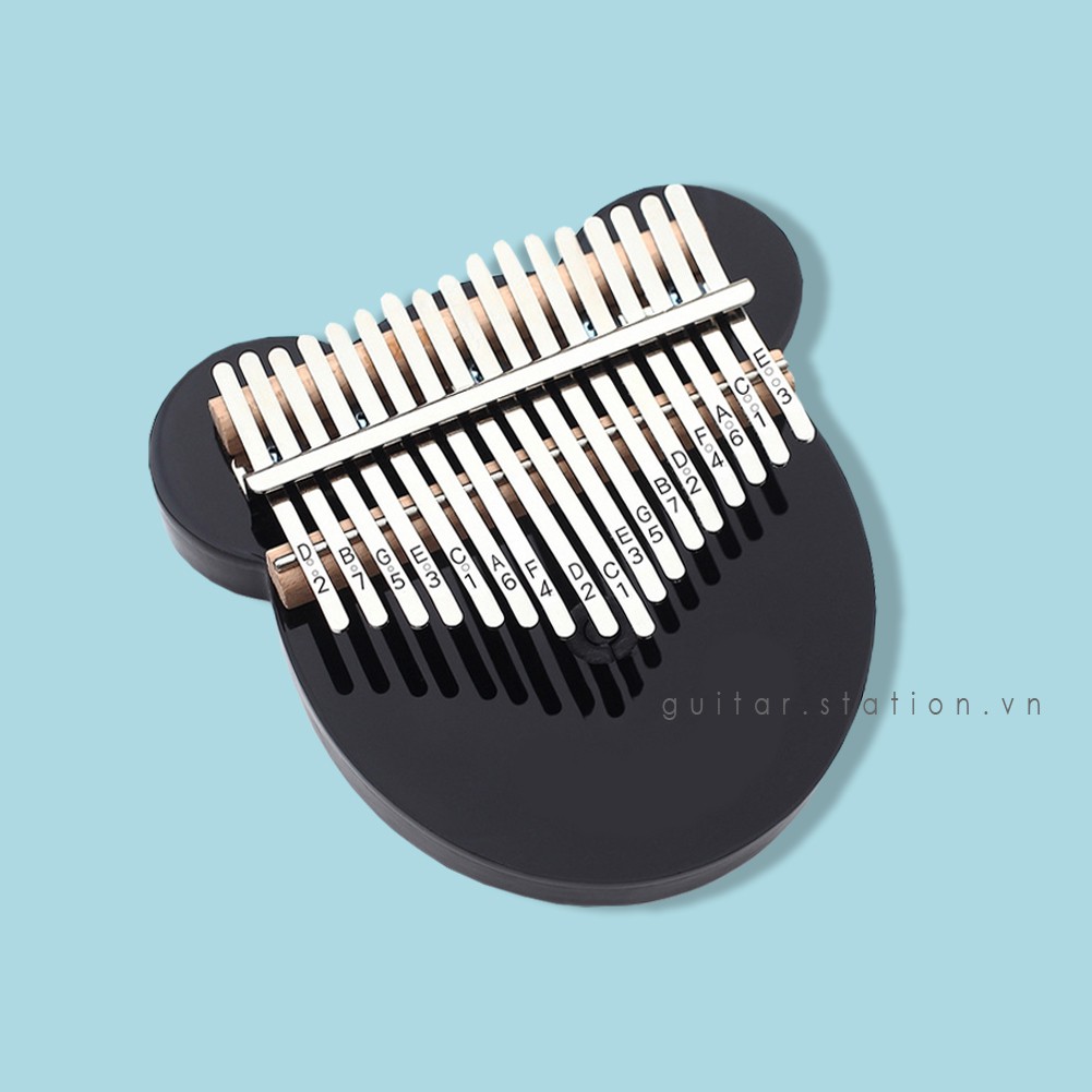 Đàn Kalimba 17 Phím Trong Suốt Pha Lê - Tặng Full Phụ kiện &amp; Hộp Da Xịn - Hàng Có Sẵn