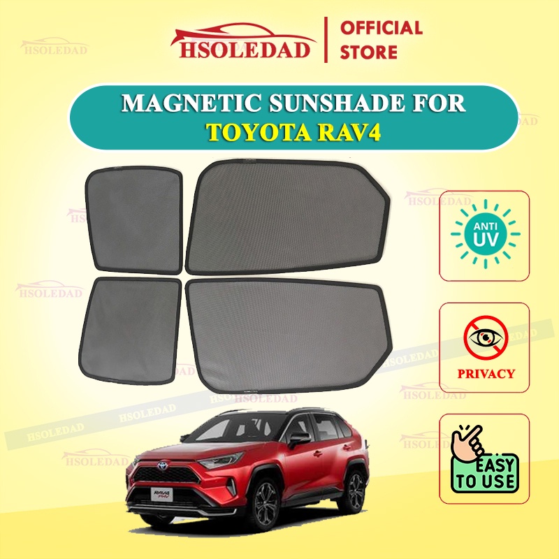 Rèm che nắng nam châm cho xe Toyota RAV4, bộ 4 tấm cho 4 cửa, hàng loại 1 cao cấp nhất, vừa khít kính