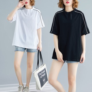 B90 Áo big size viền màu trẻ trung