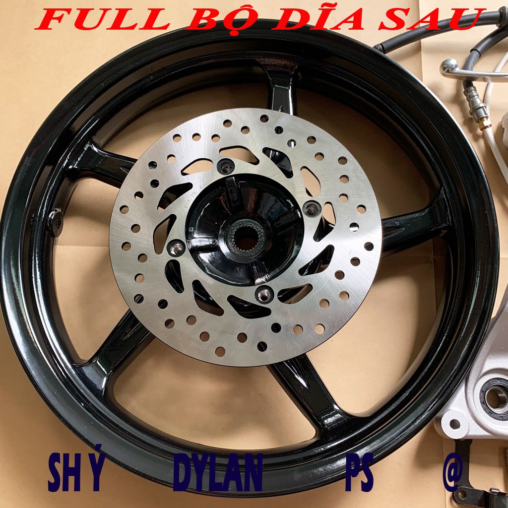 Full bộ dĩa sau cho SH Ý Dylan PS A Còng - Bộ dĩa sau cho các dong SH Ý Dylan PS