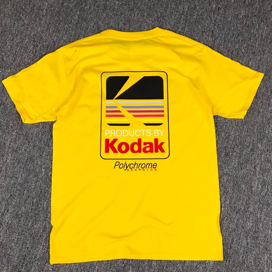 Áo thun cotton in chữ Kodak Film