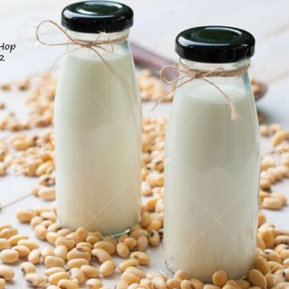 [Mã SPHACL10 giảm 6% đơn 1TR2] Lọ thủy tinh nắp thiếc đựng nước, sữa hạt - dung tích 200ml