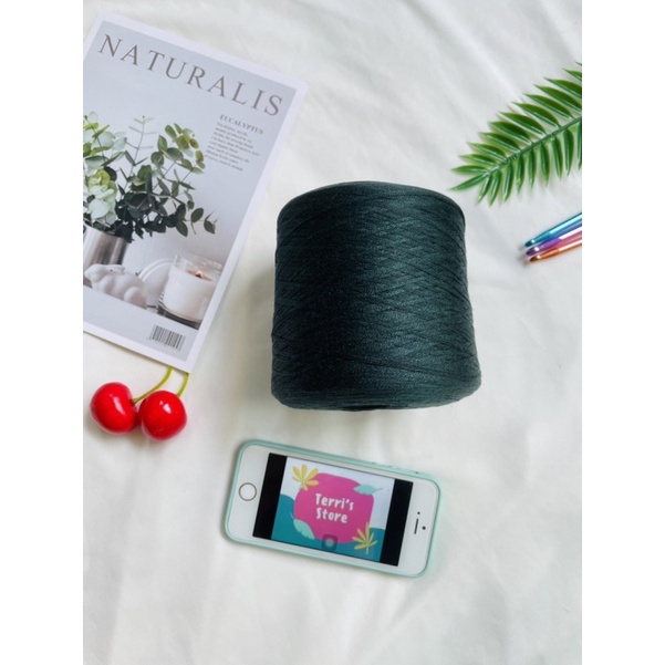 Sợi lụa bạch đàn - Sợi chập 3 & 4 - Sợi bóng, mền, đẹp - Dùng cho đan móc áo, váy bikini, áo dài