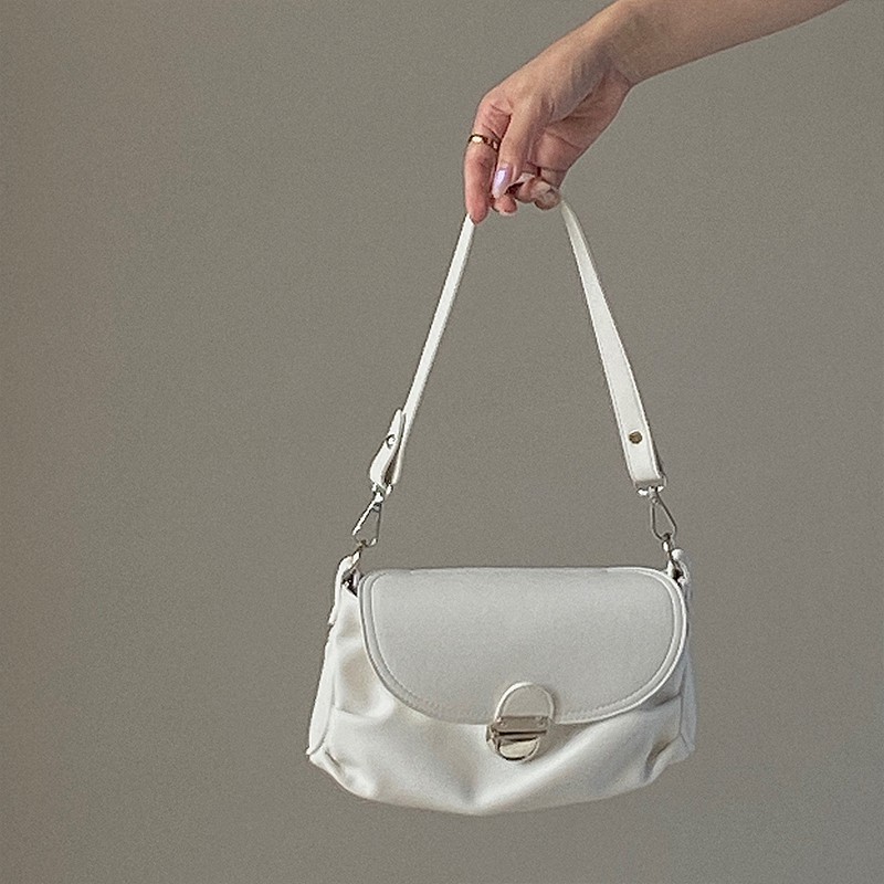 Túi đeo vai màu trơn phong cách thời trang cho nữ IELGY