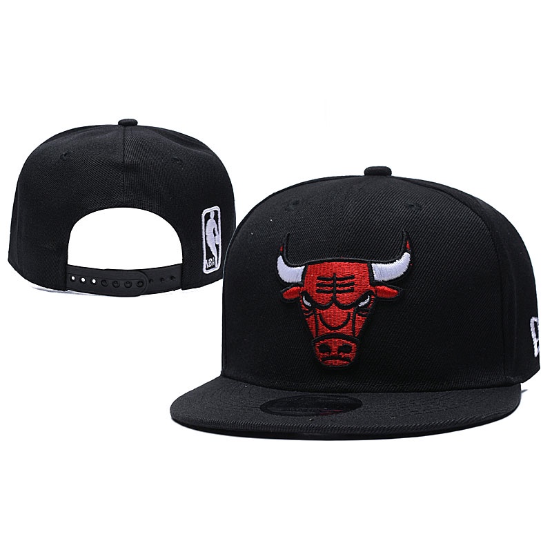 Mũ Lưỡi Trai Thêu Logo Đội Bóng Chicago Bulls Phong Cách Hip Hop Thời Trang Cho Nam Và Nữ