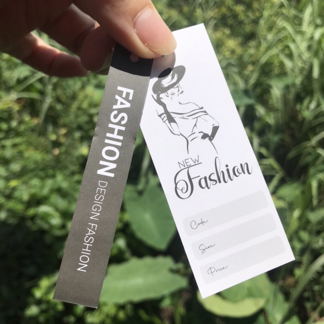 Set 100 bộ Tag treo quần áo