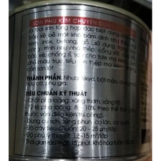 Sơn sắt mạ kẽm chuyên dụng Dolphin-400gr