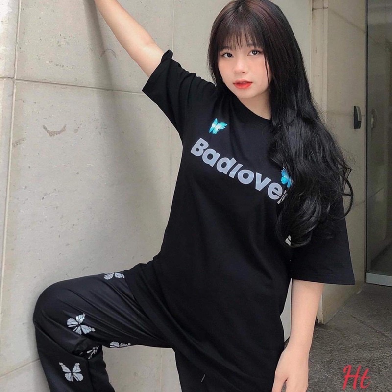 Áo phông bướm xanh Bad phản quang H2