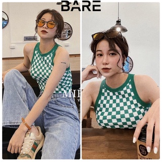 Áo ba lỗ nữ form croptop ôm dáng chất thun Borip mềm mịn basic - A0103