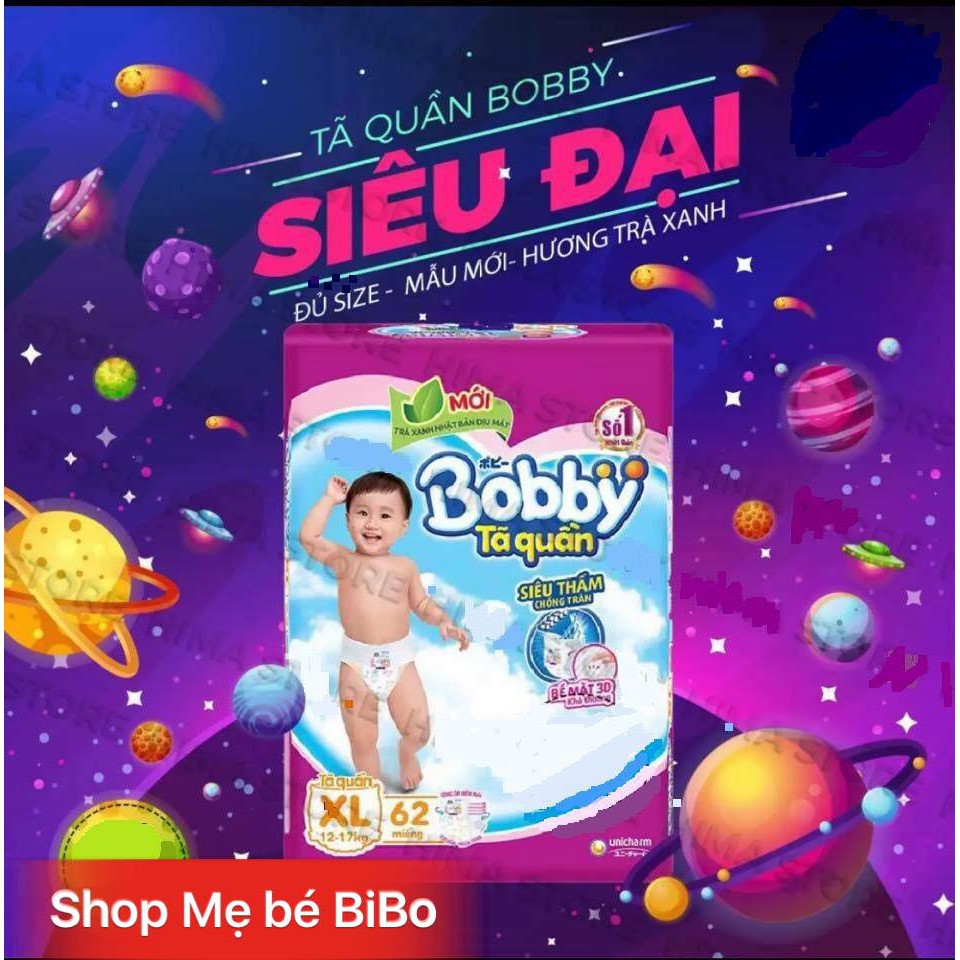 TÃ QUẦN BOBBY SIÊU ĐAI ĐỦ SIZE M76,L68,XL62,XXL56