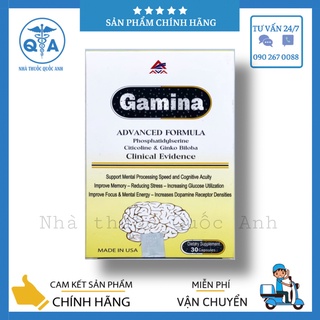 Viên uống Bổ Não Gamina Giúp cải thiện trí nhớ, giảm căng thẳng Hộp 30 viên