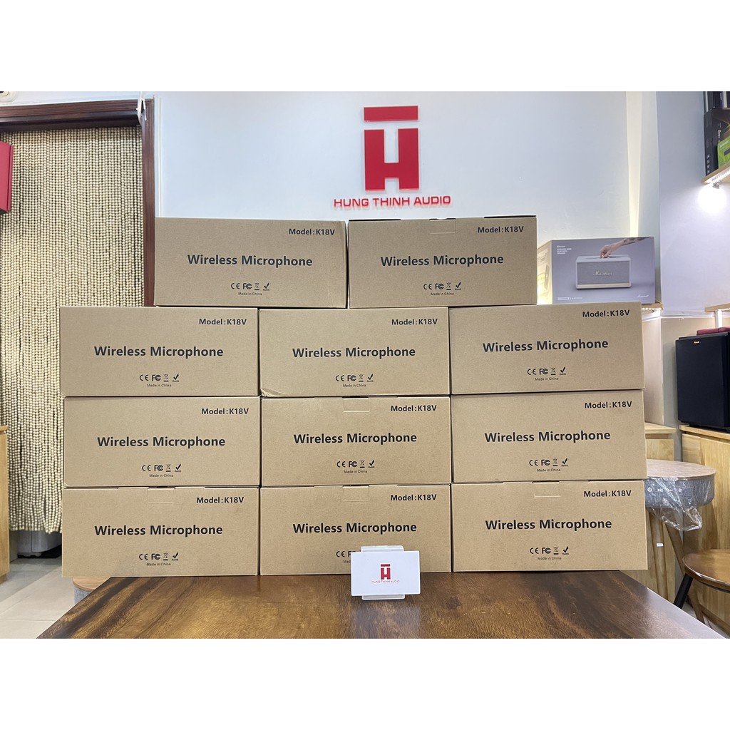 Micro không dây Excelvan K18V - Tặng bọc mic