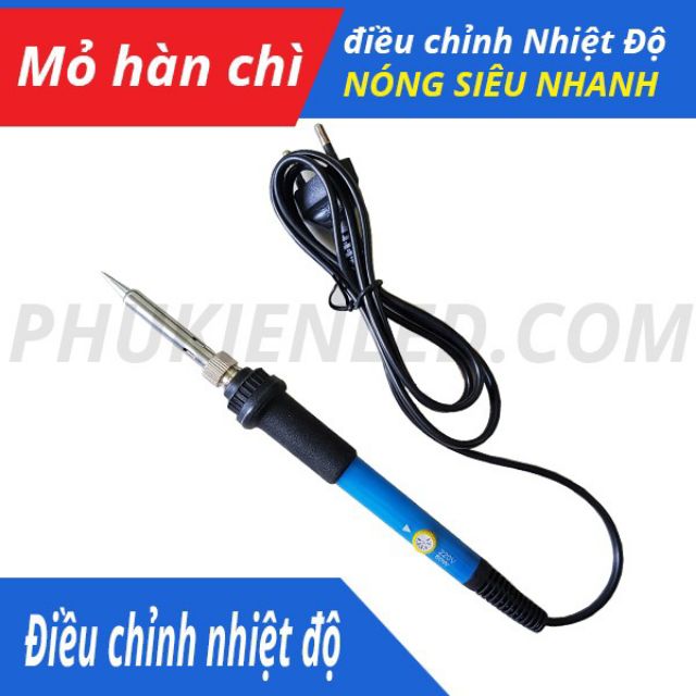 (HÀNG NHẬT BÃI) MỎ HÀN THIẾC MÀU XANH ĐIỀU CHỈNH NHIỆT ĐỘ 60W