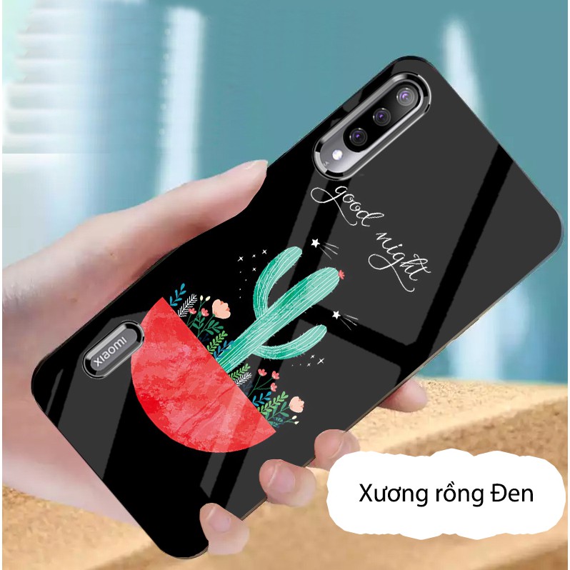 Ốp Xiaomi A3 mặt kính gương bóng