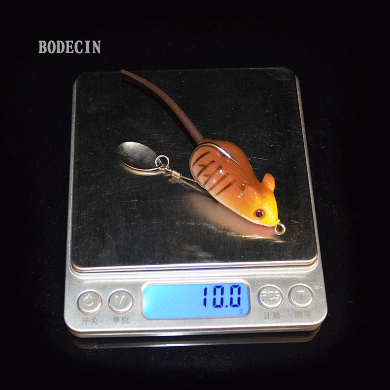 Mồi câu cá giả hình chú chuột 3D 5.5cm 10g