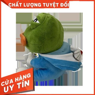 Ếch xanh pepe lai Doremon - Frog Pepe