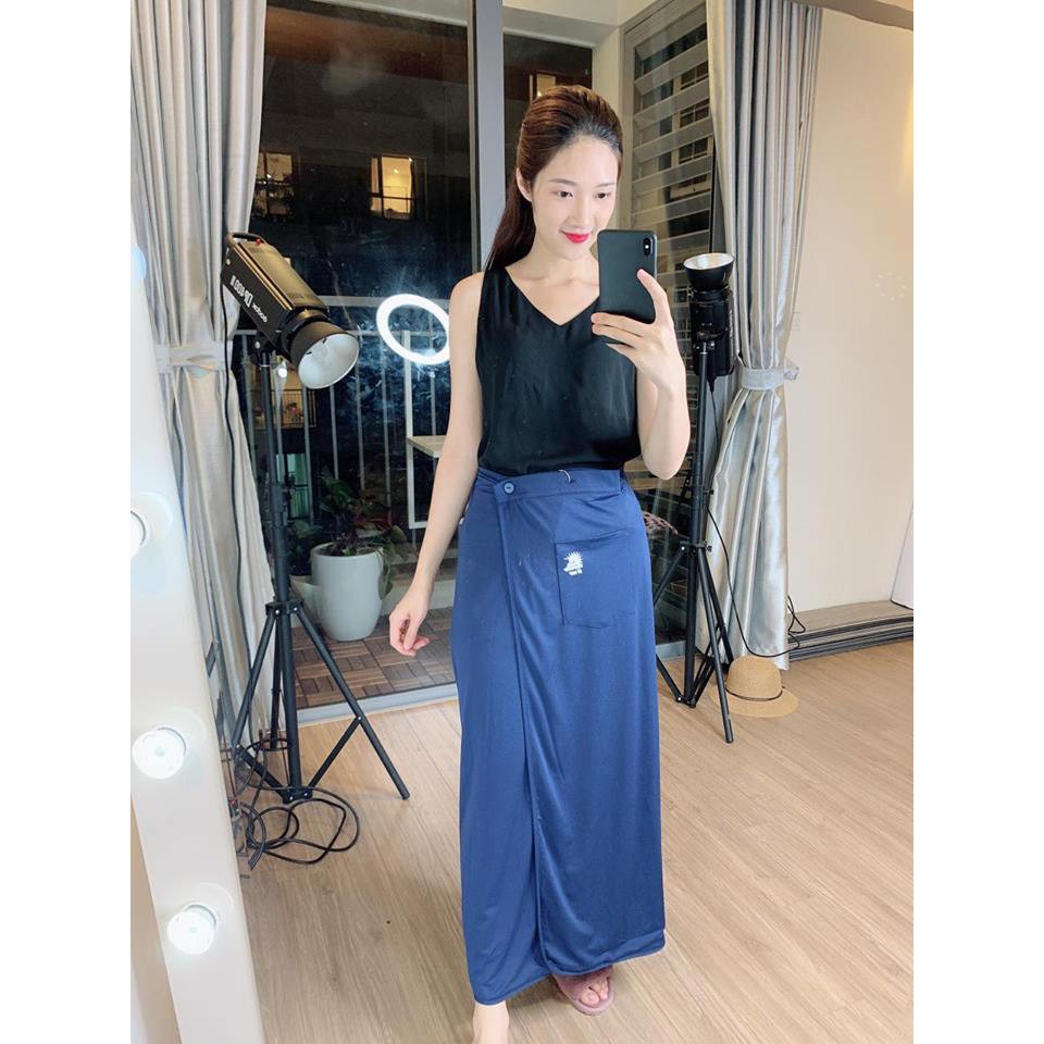 Váy quây chống nắng nữ dài 2 lớp cản tia uv thông thoáng JACWATER V130 | BigBuy360 - bigbuy360.vn