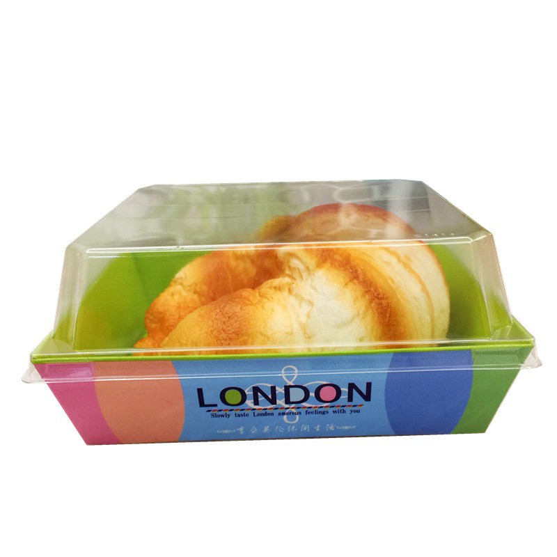 Set 50 Hộp Nhựa Đựng Bánh Chữ Nhật E1413-2