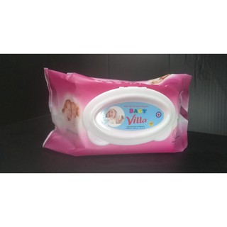Khăn ướt không mùi villa - lavie 125g