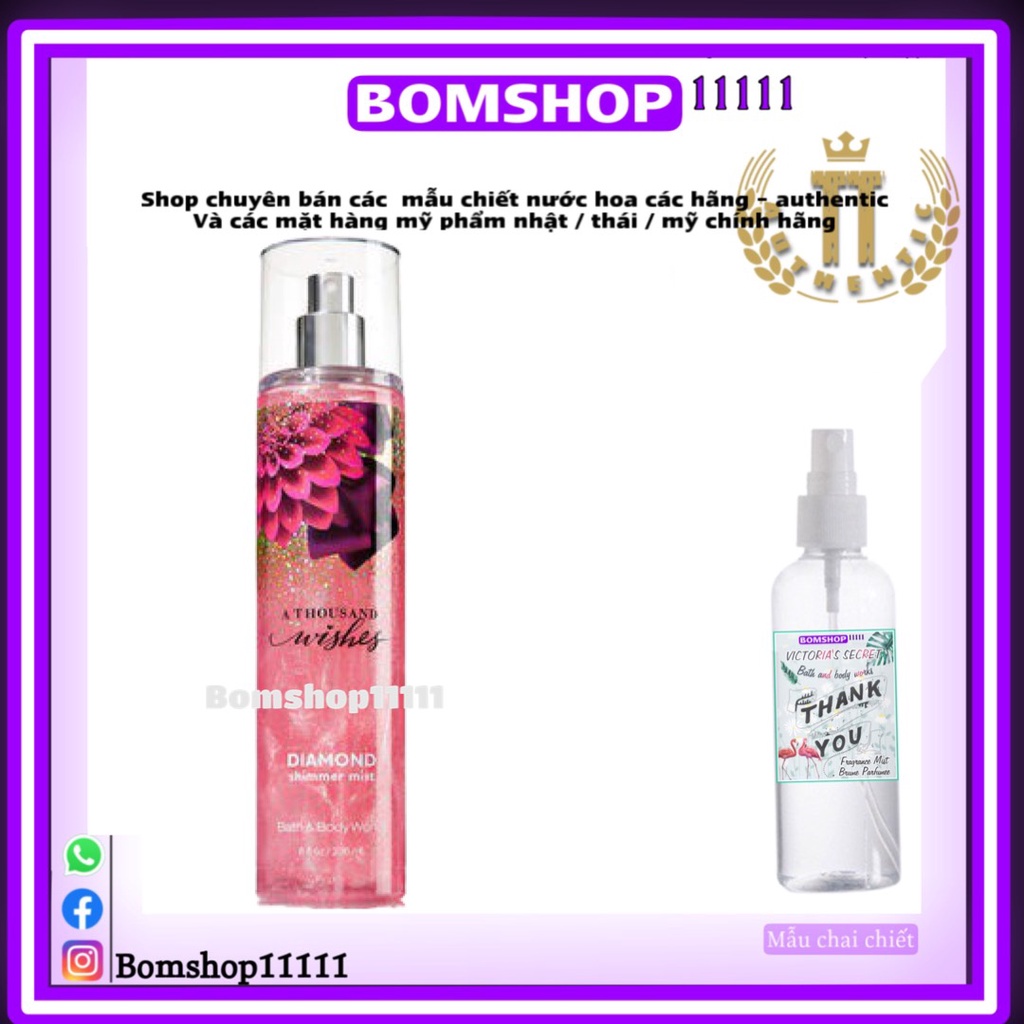Xịt Thơm Toàn Thân Ánh Nhũ Bath And Body Works Shimmer Cho Mùa Hè 2020🍁BOM🍁