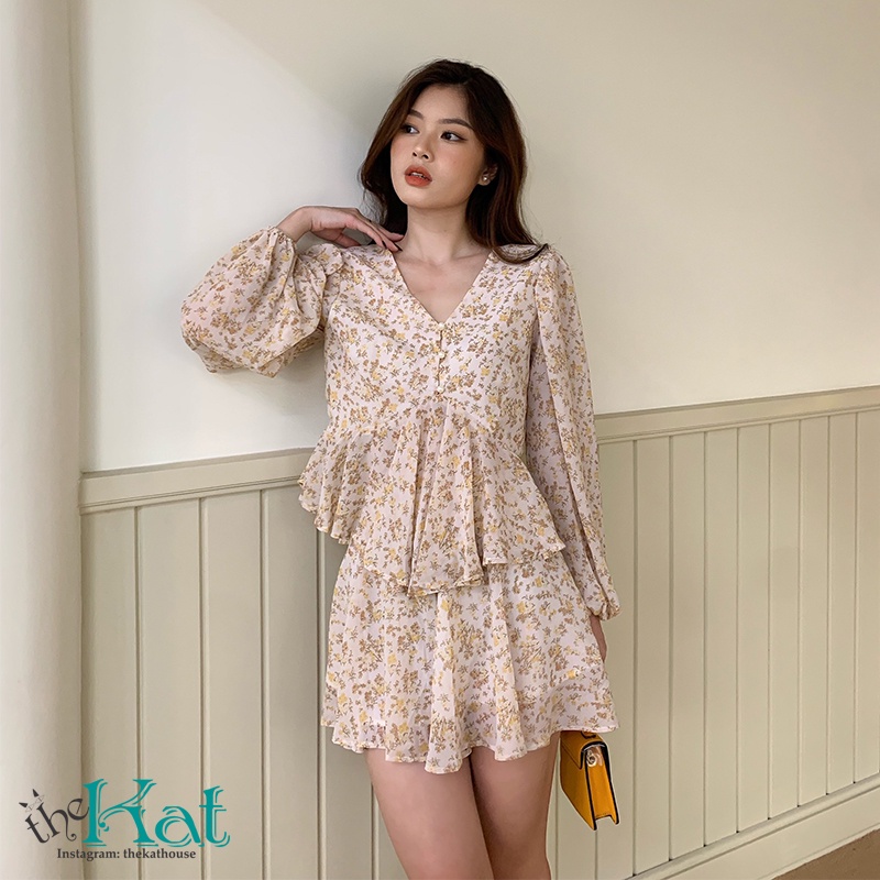 Set Bộ Hoa Nhí Liti The Kat House, xinh xắn, trẻ trung lên đồ cực yêu