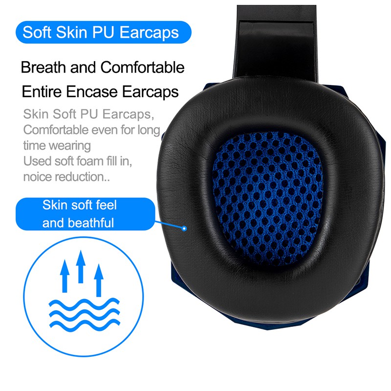 Tai Nghe Trùm Đầu Chơi Game Có Mic Pc780 Cho Máy Tính / Ps4