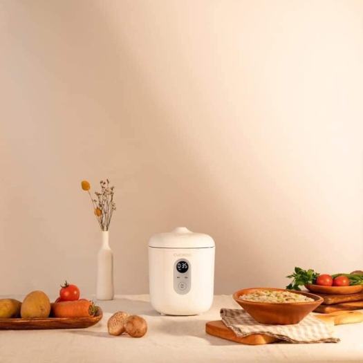 Nồi cơm điện Cuckoo Mini Marshmallow CR 0255MW 0.36L - hàng nội địa Hàn bảo hành 12 tháng