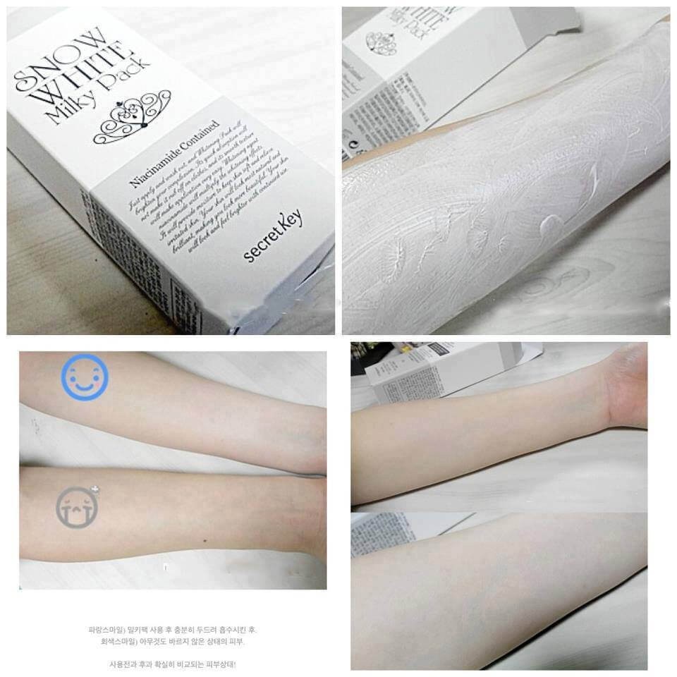 [SẴN] Ủ TRẮNG SNOW WHITE MILKY PACK SECRET KEY 200ML | BigBuy360 - bigbuy360.vn