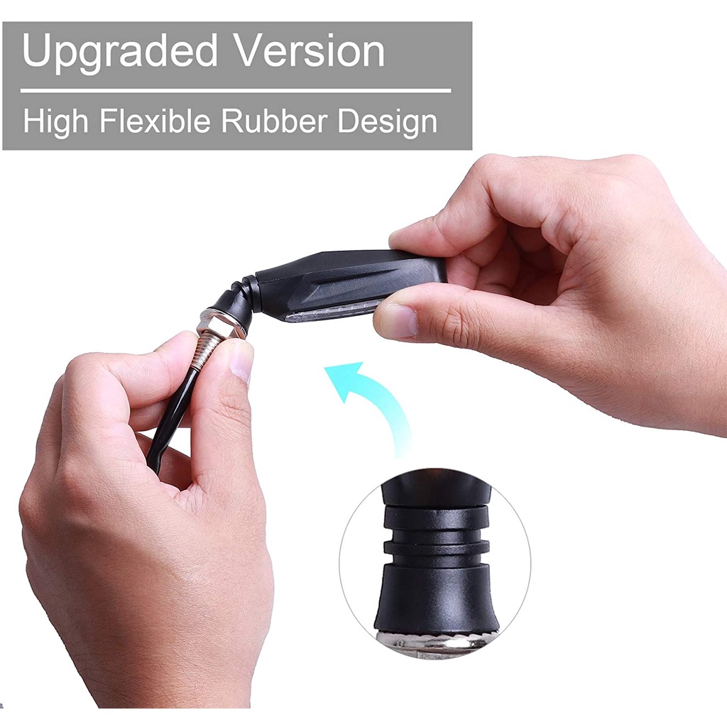 Set 2 Đèn Xi Nhan 12 SMD IP68 Chuyên Dụng Cho Xe Mô Tô