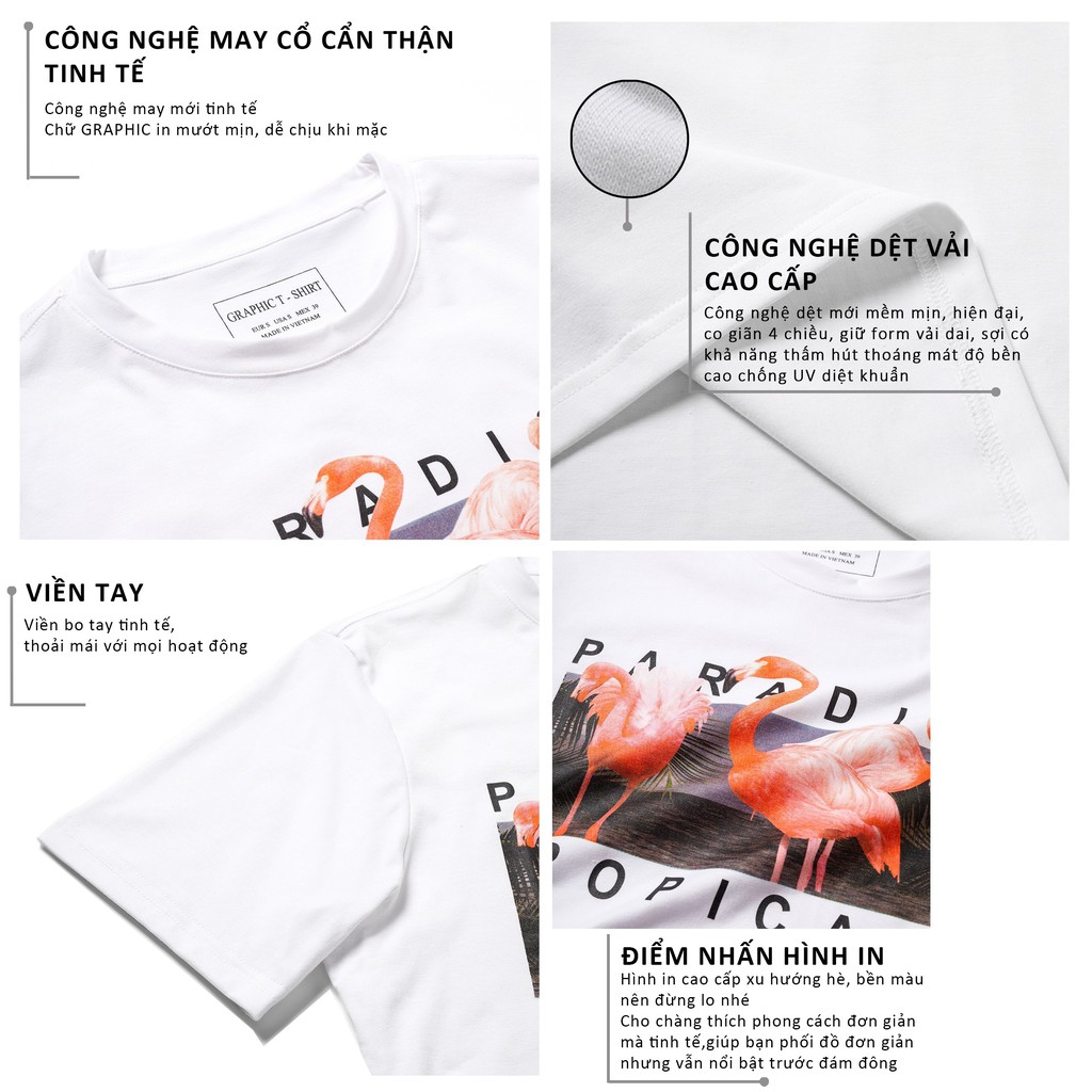 Áo thun nam cổ tròn GRAPHIC in cao cấp vải Cotton xuất xịn,chuẩn form,trẻ trung, năng động APGP09 - Leo Vatino | BigBuy360 - bigbuy360.vn