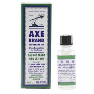 DẦU GIÓ TRẮNG HIỆU CÂY BÚA SINGAPORE - CHAI 5ml