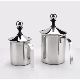 Ca đánh sữa làm latte, cappuccino, trà sữa 400ml và 800ml