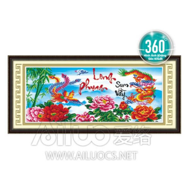 Tranh đá long phụng sum vầy 77227