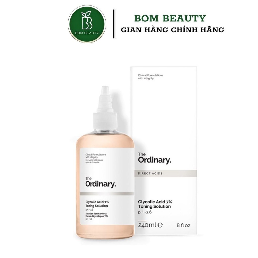 The Ordinary Glycolic Acid 7% Toning Solution 240ml (bill Đủ)