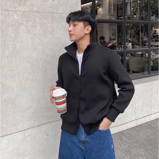 Áo Khoác nam 2 khoá kéo Mael local brand - 2WAY ZIP KNIT JACKET