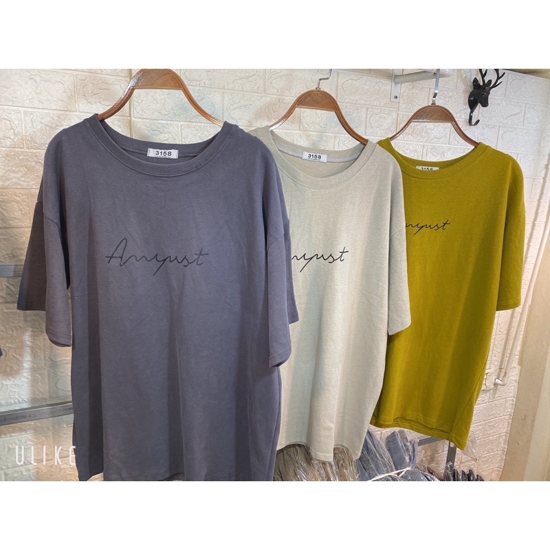 Áo phông 3158 mặt tuyết in chữ kí mini