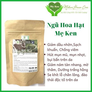 Hạt Ngũ Hoa Thiên Nhiên Mẹ Ken 100g, Mặt Nạ Mụn, Làm Săn Da, Se Lỗ Chân Lông, Giúp Da Sáng Mịn meken
