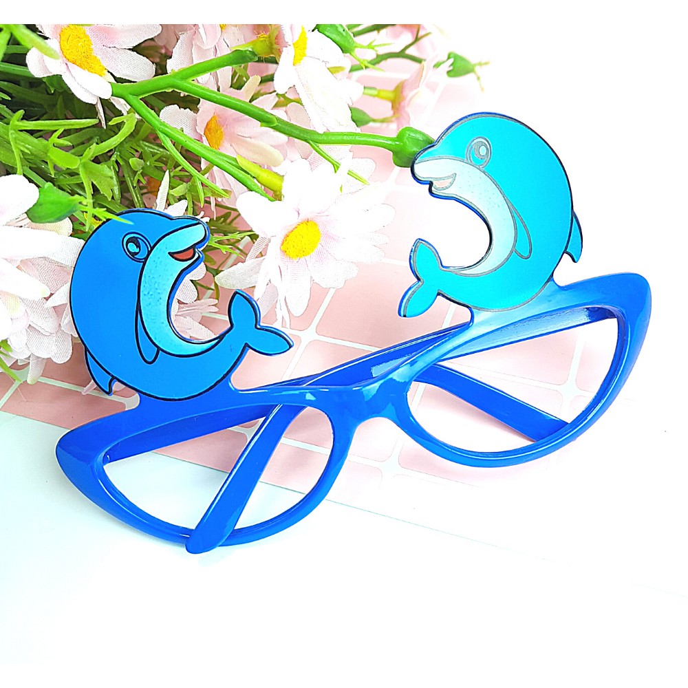 Mắt kính không tròng cá heo - Màu xanh dương