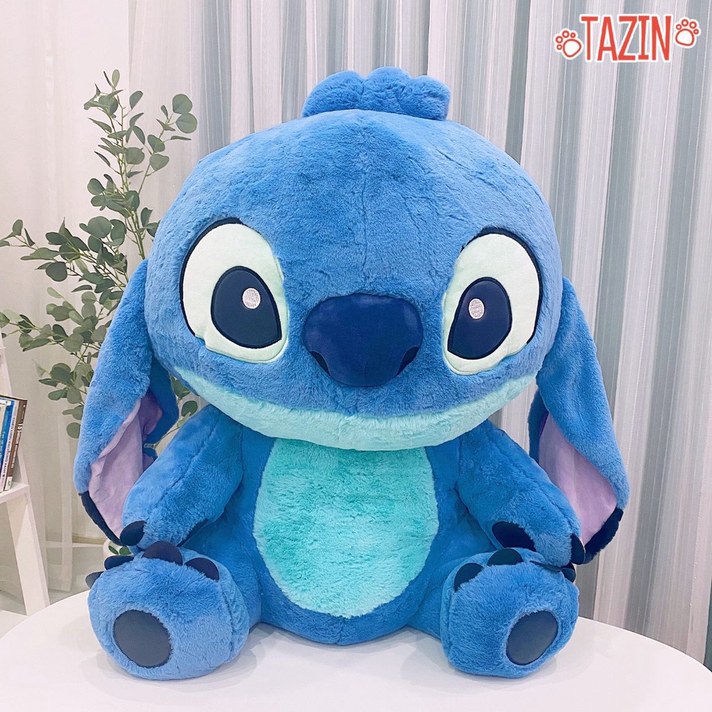 Gấu Bông Stitch Lông Mềm Màu Xanh Nhiều Size Dễ Thương, Gấu Bông Tazin Cao Cấp