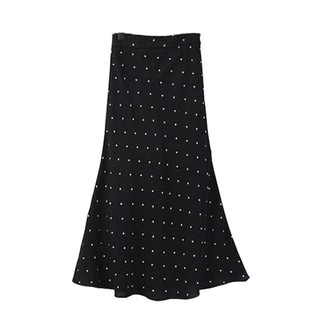 (ORDER) Chân váy dáng dài MORAN chấm bi - có ảnh thật