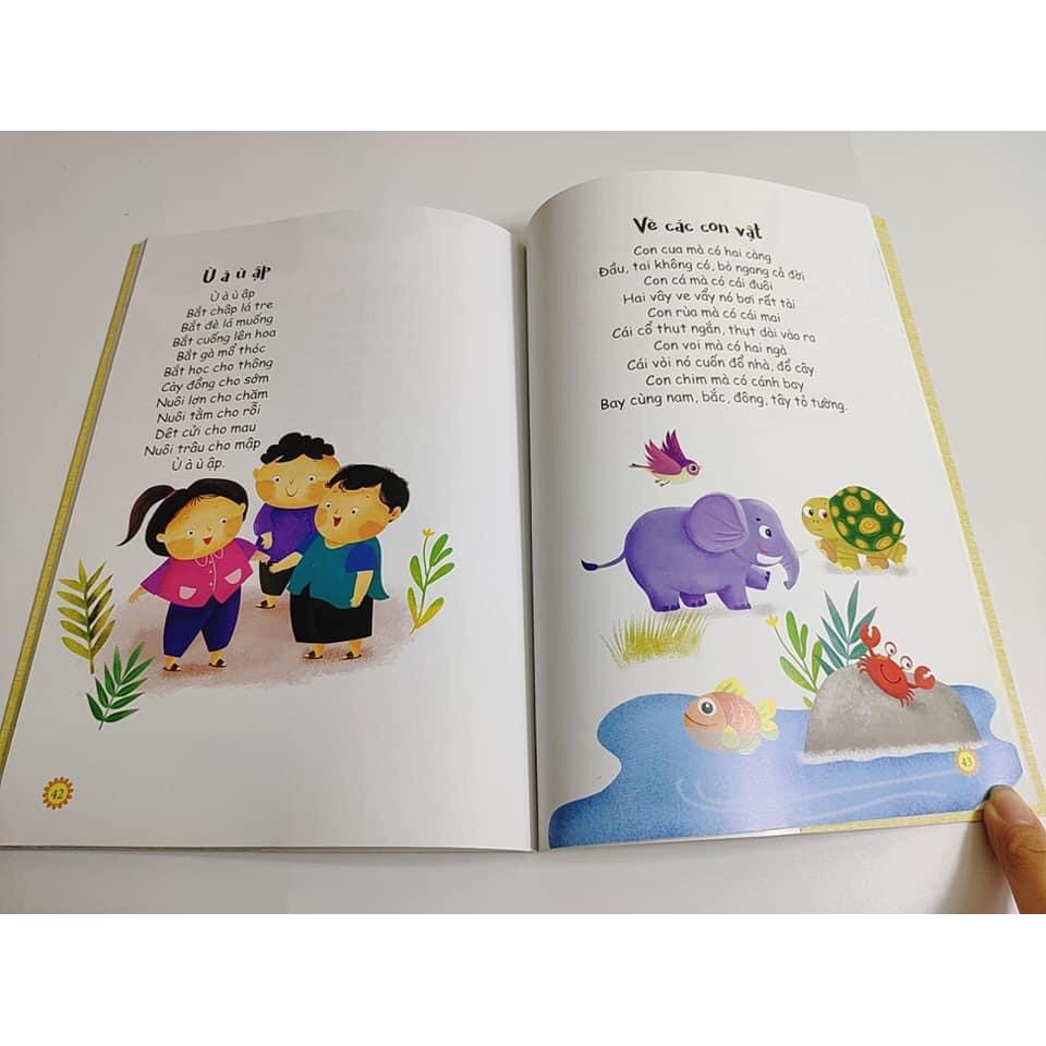 Sách - Kho Tàng Dân Gian Việt Nam - Tuyển Tập Đồng Dao Hay Nhất Dành Cho Trẻ Em Từ 2 Tuổi Trở Lên
