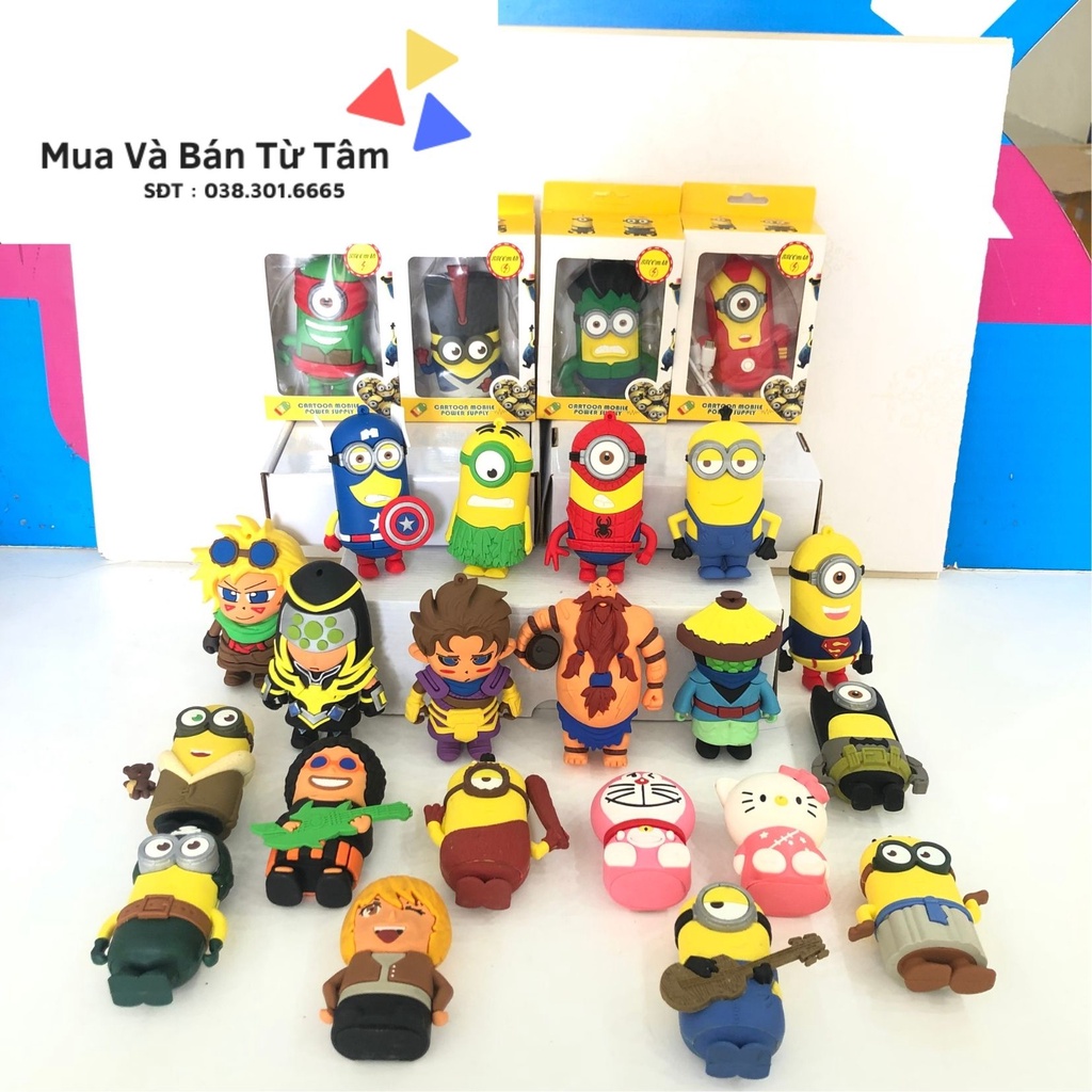 Pin sạc dự phòng nhân vật hoạt hình, game 8800MAH. Mua Và Bán Từ Tâm