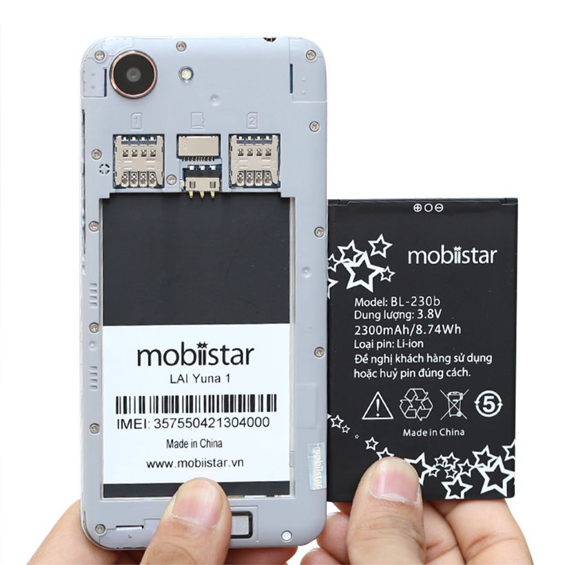 pin điện thoại mobiistar BL 230B