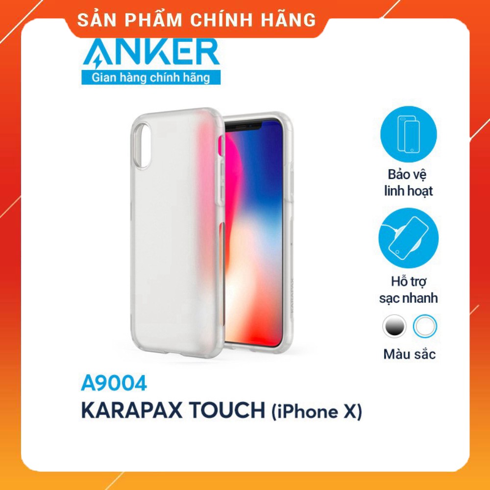 Ốp Lưng ANKER Karapax Touch iPhone X - A9004