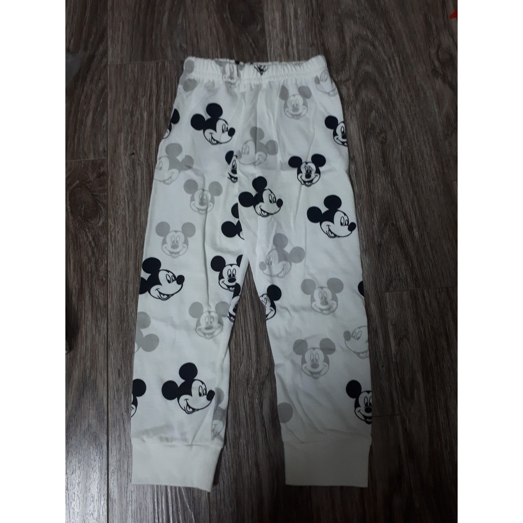 Bộ quần áo thu đông dài tay bé trai bé gái mickey