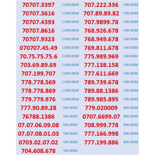 Sim số đẹp Mobifone giá rẻ - giao sim toàn quốc 2